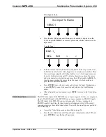 Preview for 61 page of Crestron MPS-250 Operation Manual