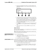 Preview for 63 page of Crestron MPS-250 Operation Manual