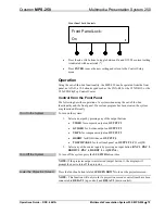 Preview for 79 page of Crestron MPS-250 Operation Manual