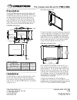 Crestron PMK-3000L Installation Manual preview