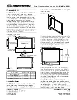 Crestron PMK-4000L Installation Manual preview