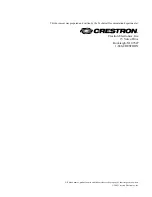 Preview for 2 page of Crestron QuickMedia QM-MD5x1 Operation Manual