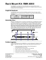 Preview for 1 page of Crestron RMK-6000 Installation Manual