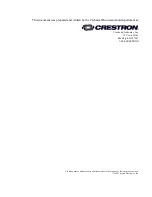 Preview for 2 page of Crestron TMK-15L Installation Manual