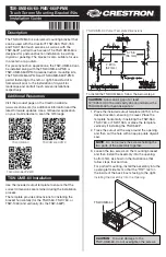 Crestron TSW-UMB-60 Installation Manual preview