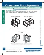 Preview for 2 page of Crestron Wallmount Touchpanel Quick Start Manual