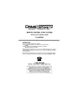 CrimeStopper CS-830RKE Installation Instructions preview