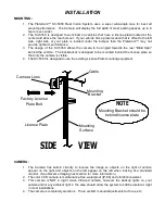 Preview for 2 page of CrimeStopper Platecam SV-5350 Installation Instructions