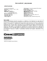 Preview for 4 page of CrimeStopper Platecam SV-5350 Installation Instructions