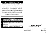 Preview for 8 page of Crimson A46FS Instruction Manual