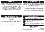 Preview for 8 page of Crimson C37-36A Instruction Manual