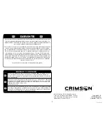 Preview for 8 page of Crimson CV100S-24A Instruction Manual