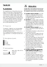 Preview for 5 page of Crivit 282737 Operation And Safety Notes