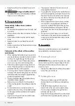 Preview for 6 page of Crivit 282737 Operation And Safety Notes