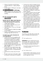 Preview for 16 page of Crivit 282737 Operation And Safety Notes