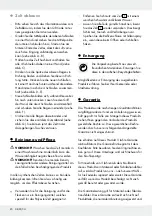 Preview for 20 page of Crivit 282737 Operation And Safety Notes