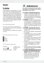 Preview for 18 page of Crivit 353189 2007 Operation And Safety Notes