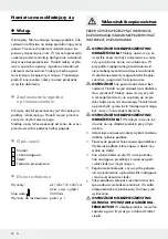 Preview for 22 page of Crivit 353189 2007 Operation And Safety Notes