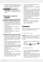 Preview for 30 page of Crivit 353189 2007 Operation And Safety Notes