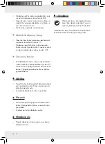 Preview for 14 page of Crivit 86476 Assembly And Safety Advice