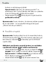 Preview for 138 page of Crivit Z30341 Operation And Safety Notes