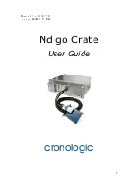 Preview for 1 page of Cronologic Ndigo Crate User Manual