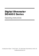 Cropico DO4000 Series Operating Instructions Manual preview