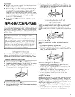 Preview for 11 page of Crosley 2225405 Use & Care Manual