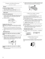 Preview for 12 page of Crosley 2225405 Use & Care Manual