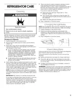 Preview for 15 page of Crosley 2225405 Use & Care Manual