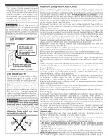 Preview for 3 page of Crosley CLCE900FW2 Owner'S Manual