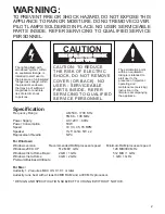 Preview for 3 page of Crosley cr2413a Instruction Manual