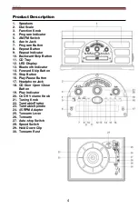 Preview for 4 page of Crosley CR7021A-BK Instruction Manual