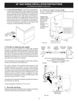 Preview for 4 page of Crosley CRG3150LBC Installation Instructions Manual