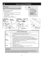 Preview for 24 page of Crosley CRSE234JSM0 Use & Care Manual