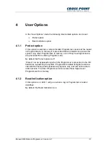 Preview for 31 page of Cross point XM3 MICROPROXS Manual