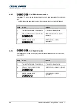 Preview for 42 page of Cross point XM3 MICROPROXS Manual