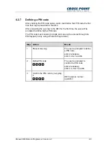 Preview for 63 page of Cross point XM3 MICROPROXS Manual