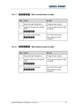 Preview for 79 page of Cross point XM3 MICROPROXS Manual