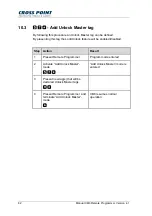 Preview for 82 page of Cross point XM3 MICROPROXS Manual