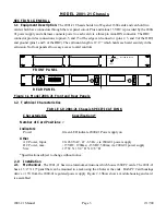 Preview for 3 page of Cross Technologies 2001-21 Instruction Manual