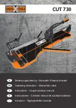 Cross Tools CUT 730 Operating Instruction preview