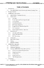 Preview for 3 page of Crossbow Technology AHRS500GA Series Operator'S Manual