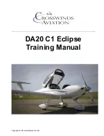 Preview for 1 page of Crosswinds Aviation DA20 C1 Eclipse Training Manual