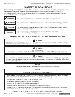 Preview for 2 page of Crown EC-10TW Installation & Operation Manual