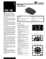 Preview for 1 page of Crown PCC-130 Datasheet