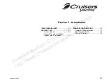 Preview for 3 page of Cruisers Yachts 520 Express Series Owner'S Manual