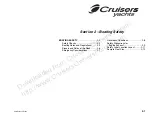 Preview for 7 page of Cruisers Yachts 520 Express Series Owner'S Manual