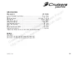 Preview for 21 page of Cruisers Yachts 520 Express Series Owner'S Manual