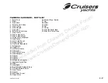 Preview for 35 page of Cruisers Yachts 520 Express Series Owner'S Manual